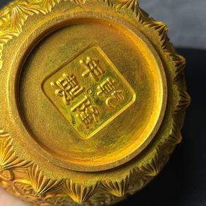 Bol de Fortune en Bronze Doré de Style Ancien, Pot au Trésor Chinois pour Décoration Maison et Bureau, Artisanat d'Art de Collection Porte-Bonheur et de Richesse - Product Image 4