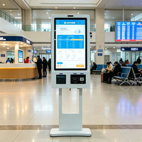 Kiosco de Autoservicio Modular Personalizado con Pantalla Táctil de 23.8 Pulgadas, Terminal de Venta de Boletos para Aeropuertos, Ferrocarriles y Metro