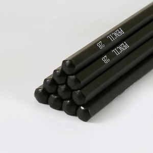 Crayons en bois noir personnalisés de haute qualité en gros pour les étudiants, crayons de couleur - Product Image 3