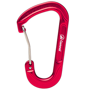 Mosquetón tipo D Camel de aleación de aluminio, ligero, para escalada al aire libre, negro, azul, rojo, 7,6x4,4 cm - Product Image 3