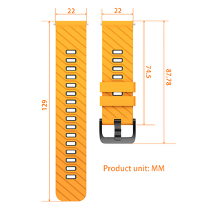 Bracelet de montre en silicone 22 mm à libération rapide, bracelet sport bicolore pour montre Garmin Venu 4 3 45 mm <span class=keywords><strong>Forerunner</strong></span> 265 <span class=keywords><strong>255</strong></span> 570 47 mm - Product Image 3
