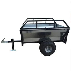 Nhỏ Trailer Đa Sử Dụng Quad Gỗ Giao Thông Vận Tải Atv Trailer Với Cần Cẩu Atv