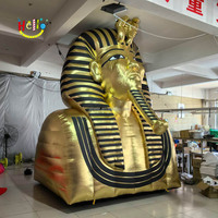 Or Airblown Toutankhamon Pharaon Sculpture Géant Gonflable Statue Égyptienne