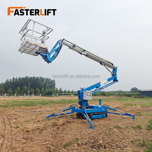 ลิฟท์ยึดไฟฟ้าติดตามแมงมุมบูมลิฟท์14เมตร16เมตร18เมตรไฮดรอลิก - Product Image 1