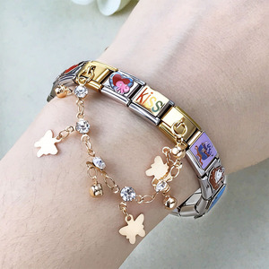 จี้คริสตัลรูปดาว สแตนเลสสตีล DIY สำหรับสร้อยข้อมือ เครื่องประดับแฟชั่นสำหรับทุกเพศ - Product Image 2