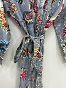 กิโมโนตัวยาวผ้าฝ้ายฟรีไซส์และใส่สบายเหมาะสำหรับทุกไซส์50นิ้วผู้จำหน่ายโดยประมาณจากอินเดีย - Product Image 3