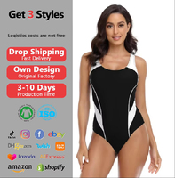 Maillot de bain sexy de haute qualité pour femmes, vêtements de plage populaires, UPF50+, maillot de bain une pièce extensible pour femmes