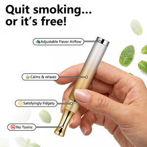Inhalador Vitabona para Dejar de Fumar, de Aleación de Aluminio en Oro, Plata y Oro Rosa, Control de Deseos, Alivio del Pánico y la Ansiedad Natural - Product Image 3