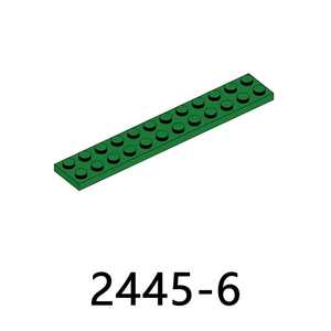 Ladrillos de Construcción N.° 2445, 100 g/bolsa, Placa 2 <span class=keywords><strong>x</strong></span> 12, Ladrillos para Figuras, Compatibles con las Principales Marcas de <span class=keywords><strong>Juguetes</strong></span> de Plástico - Product Image 3