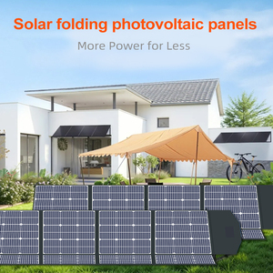 Panneaux solaires 400W USB pliables mini six cellules pliables pour extérieur 400 Watt - Product Image 1
