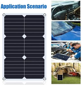 MONO Poly Sunpower 36セル 20W 15W 10W 5W 18V 小型ソーラーパネル 照明システム用 - Product Image 5