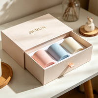 Boîte cadeau coulissante de luxe pour bougie parfumée, en carton rigide, avec logo personnalisé estampé à chaud, pour décoration intérieure et cadeaux de fêtes