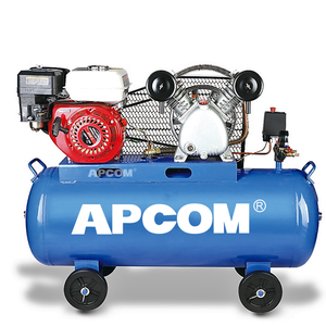 Compresor de aire portátil de pistón accionado por gasolina de 3-6HP 2.2-5.5kW 8bar 12.5bar, compresor de aire móvil para trabajos de minería e ingeniería. - Product Image 5