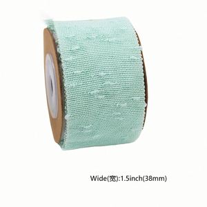 Nouvel arrivage : Ruban en maille suisse ajouré de 3,8 cm pour bordure de voile de mariée et de voile facial, 10 yards/rouleau - Product Image 6