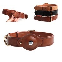 GPS de haute qualité en cuir véritable, pour chien et chat, étiquette autocollante, collier de chien de compagnie, Anti-perte, localisateur