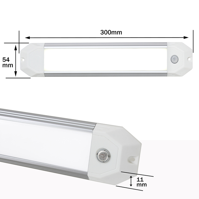 EMC Approved Led Surface Flush Mount Bus Interior Ceiling Dome Roof Light With Infrared SwitchFor Marine/Boat/RV/Trailer