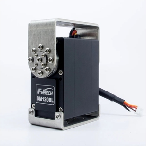 Anpassbar Verfügbarer Super-Hochleistungs-120KG-Hochdrehmoment-Metall-Roboter-Servo 12 bis 24V PLC RS485 <span class=keywords><strong>Mobus</strong></span> für die Industrie - Product Image 4