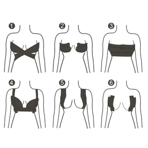 Accessori per biancheria intima Dropshipping Push up con copertura per capezzolo senza schienale adesivo <span class=keywords><strong>reggiseno</strong></span> in silicone nastro nudo con nastro per tette Soutien Gorge <span class=keywords><strong>reggiseno</strong></span> senza spalline - Product Image 6