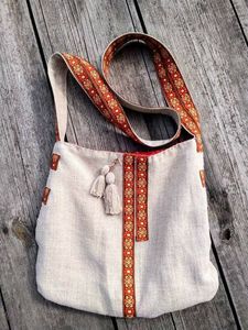 Bolsa de Mano de Lona de Algodón Acolchada, Bolsa de Compras a Rayas para la Playa, con Bolsillo Frontal para Viajes y Uso Diario - Product Image 2