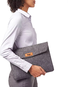 Bolsa de Fieltro para Portátil, Plegable, Duradera, Portátil, Multifuncional, de Diseño Simple y Estilo Clásico, para Uso Diario - Product Image 6