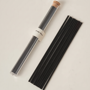 Bâtonnets diffuseurs en fibre personnalisés avec logo, emballage en tube à essai noir et blanc, pour vente en gros et au détail, pour ensemble diffuseur à bâtonnets - Product Image 4