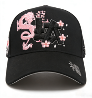 Spedizione Rapida, Cappelli da Baseball Personalizzati G5 Originali Ricamati a 5 Pannelli, Cappelli Neri Personalizzati 31, Cappelli Padrino con Visiera in Camoscio