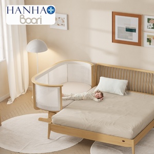 OEM ODM moderno Set completo di camere da <span class=keywords><strong>letto</strong></span> in legno per bambini/adulti king Size Queen telaio di lusso comodino per bambini culla culla Set di mobili per bambini - Product Image 1