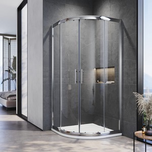 Portes de <span class=keywords><strong>douche</strong></span> en verre italien, cabines de <span class=keywords><strong>douche</strong></span> en verre dépoli avec verre trempé de 12 mm - Product Image 2