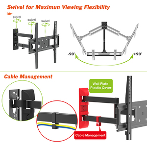 <span class=keywords><strong>Support</strong></span> <span class=keywords><strong>mural</strong></span> pour téléviseur Lcd avec 400*400mm vesa, 180 degrés pivotant à <span class=keywords><strong>bras</strong></span> unique <span class=keywords><strong>support</strong></span> de montage <span class=keywords><strong>mural</strong></span> <span class=keywords><strong>tv</strong></span> - Product Image 4
