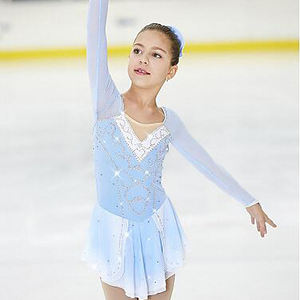 Phong Cách Mới Hình Trượt Băng Ăn Mặc Cho Trẻ Em Khiêu Vũ <span class=keywords><strong>Latin</strong></span> Trang Phục Hiệu Suất Mặc Cho Trượt Băng - Product Image 5