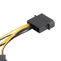 D-port Kipas Casing CPU Komputer Kabel Kipas 3Pin Kabel Daya 1 Hingga 4 Cara Kabel Ekstensi Adaptor Pembagi Daya Bagian Pendingin PC
