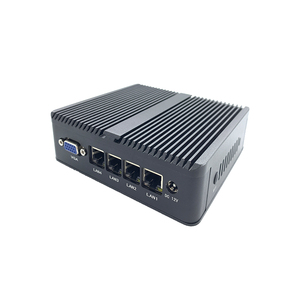 Mini <span class=keywords><strong>pc</strong></span> industriel sans ventilateur <span class=keywords><strong>4</strong></span> LAN avec mini boîtier ordinateur PCIe et prise de carte sim pour win 10 - Product Image 5