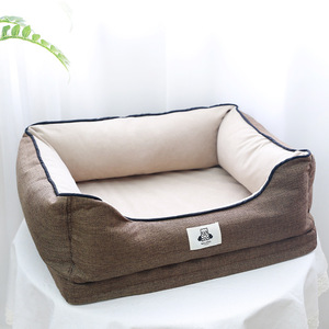 ที่นอนสุนัขสี่ฤดูแบบถอดซักได้ พร้อมฟองน้ำรูปไข่เสริมความหนา อุ่นกว่าที่นอนหมี - Product Image 3