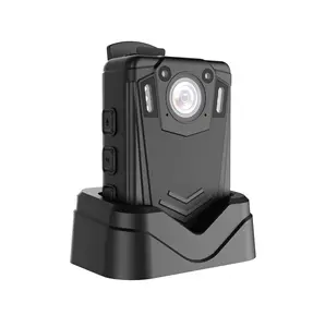 Kamera definisi tinggi Body Wear dengan Dock Charger deteksi IR 140 derajat pandangan malam