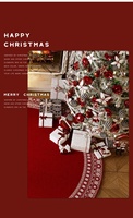 Tapis de Noël en velours cristal imprimé, motif sapin de Noël, lavable en machine, décoration festive pour la maison, chambre à coucher, chevet