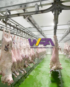 Ligne d'équipement d'abattage automatique des moutons, convoyeur de transformation de la viande, transformation alimentaire <span class=keywords><strong>halal</strong></span> internationale, <span class=keywords><strong>abattoir</strong></span> de moutons 500 - Product Image 3