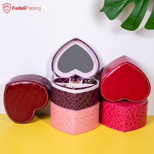 FADELI-caja de almacenamiento de joyas para mujeres y niñas, organizador portátil con cierre de tuerca para las orejas, de cuero PU, cajas pequeñas de joyería de viaje, gran oferta - Product Image 4