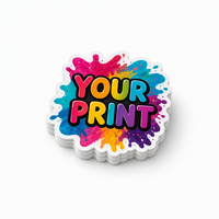 Impression d'étiquettes autocollantes résistantes aux UV, aux intempéries, durables, imperméables, avec logo personnalisé, autocollants en vinyle PVC découpés sur mesure