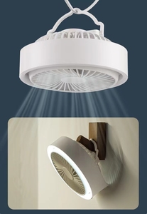 Ventilador de refrigeración recargable con batería portátil de 1800mAh, Mini cargador de escritorio USB para el hogar, coche, uso al aire libre, Hotel y RV - Product Image 5