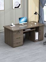 Offre Spéciale moderne haute densité bureau d'ordinateur de direction Bureau en bois Table d'écriture Ensemble de bureau table de bureau avec tiroirs