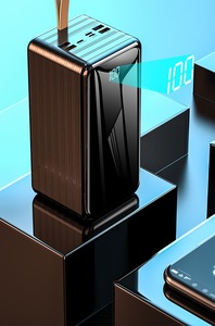 4 USB ชาร์จแบตเตอรี่แบบพกพาพาว<span class=keywords><strong>เวอร์</strong></span><span class=keywords><strong>แบงค์</strong></span>ความจุสูงสำหรับโทรศัพท์มือถือ80000mAh แบตเตอร์รี่สีแดง<span class=keywords><strong>สี</strong></span>ดำโลโก้ - Product Image 3