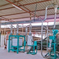 Machine à moudre le maïs 5T/24H pour l'Afrique |   Prix d'une petite usine de mouture de maïs