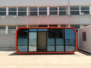 Casa Contenedor Fija Impermeable Directo de Fábrica, Contenedor Moderno Portátil Personalizado Tipo Cabaña Apple con Diseño Sencillo y Elegante - Product Image 1