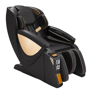 Fauteuil de massage pour le corps entier avec airbag pour les bras, rail de guidage de type SL, alimentation électrique, couleur noire - Product Image 3