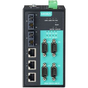 Servidor de Dispositivos Seriales Moxa NPort S8455I-SS-SC, Módulo de Comunicación Industrial Ethernet de 8 Puertos, Modelo 78420, Taiwán - Product Image 1