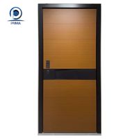 Puerta de Acero Inoxidable Personalizada Prima para Vestíbulo, Hospital, Gimnasio - Diseño Contemporáneo con Patrón de Corte Láser, Vidrio Templado para Sala de Estar, Fibra de Vidrio
