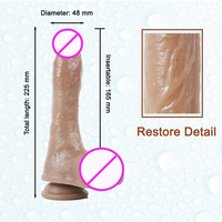 Starker Saugnapf Großer Dildo Einsteckbar 165mm Silikon-Material Vibrator Echte Haut Wiederaufladbarer Vibrator Penis für Damen