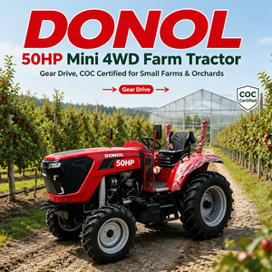 Tracteur compact 50 CV Euro 5 pour les exploitations agricoles européennes avec certification COC, homologation routière et documents CE pour une utilisation routière légale - Product Image 2