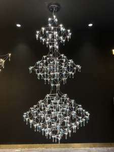 โคมไฟระย้าคริสตัล ECOJAS รุ่น Light Cube ปรับแต่งได้ คุณภาพสูง สำหรับวิลล่า โครงการโรงแรม ห้องนั่งเล่น โคมไฟห้อยแก้ว - Product Image 6