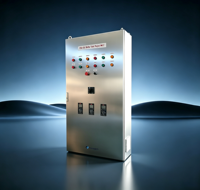 Boîtier de distribution étanche en acier inoxydable SS304 SS316 à installation au sol, indice de protection IP66 pour usage industriel, contrôle de vitesse du moteur